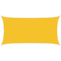 vidaXL Solsätt segel Gul 2,5 x 6 m HDPE