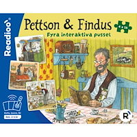 Ny värld förlag/ Readioo AB Pettson & Findus: Fyra interaktiva pussel — Readioo