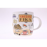 Nordic Souvenir Porslinsmugg,   Swedish Fika, 37 cl