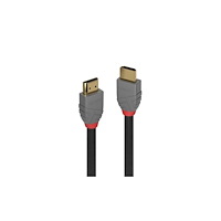 Lindy Lindy Anthra Line HDMI-kabel med Ethernet - 50 cm