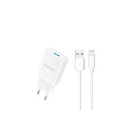 Dudao Dudao A4EU adapter 10 W 1xUSB-A (USB-A till Lightning-kabel...