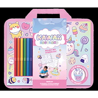 Tukan Förlag Kawaii sagoland : målarkit med ritunderlägg! (bok)