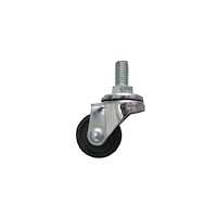 VISO Hjul Viso SSWHELL, gummi och metall, Ø 2,5 cm, svart/metallg...