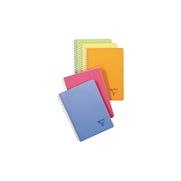 Rhodia Anteckningsbok Clairefontaine Linicolor A5, rutat, 90 g, ass...
