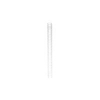 PAVO Spiralryggar Pavo 34 ringar, Ø 6,4 mm, vit, paket med 100 st