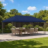 vidaXL Gazebo taköverdrag 6 x 3 m Blå Polyester 190