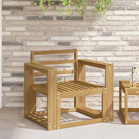 vidaXL Armstödmodul 2 pcs Vit 58,5 x 10 x 61 cm Massivt Akaciaträ