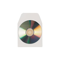 3L CD-fickor Djois® 6832-10, självhäftande, med flik, klara, pa...