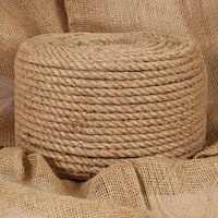 vidaXL Jutegarn 10 st 2 mm Naturlig 100% Tossa jute
