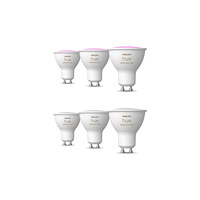 Philips Philips Hue White and Color Ambiance - LED-spotlight - GU10 - 4.2 W - flerfärgad/kallvitt/varmvitt till dagsljus - 2000-...
