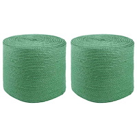 vidaXL Juterep 2 pcs Grön 100% Tossa jute