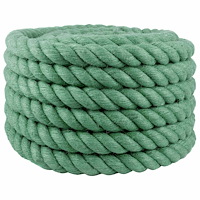 vidaXL Juterep Grön 100% Tossa jute