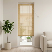 vidaXL Rullgardin Naturlig 60 x 220 cm Bambu