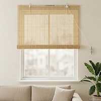 vidaXL Rullgardin Naturlig 90 x 160 cm Bambu