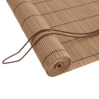 vidaXL Rullgardin Brun 50 x 220 cm Bambu
