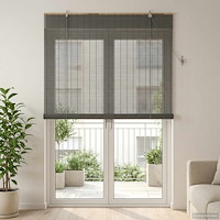 vidaXL Rullgardin Grå 150 x 220 cm Bambu