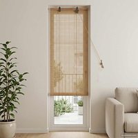 vidaXL Rullgardin Brun 70 x 220 cm Bambu