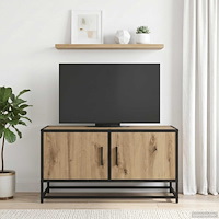 vidaXL TV-skåp 80 x 34,5 x 40 cm Artisan-ek Konstruerat trä