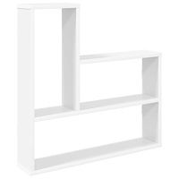 vidaXL Vägg hylla Vit 60 x 11 x 60 cm Konstruerat trä