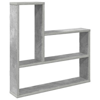 vidaXL Vägg hylla Betonggrå 60 x 11 x 60 cm Konstruerat trä
