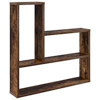 vidaXL Vägg hylla Rökt ek 60 x 11 x 60 cm Konstruerat trä