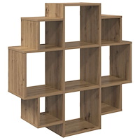vidaXL Vägg hylla Artisan-ek 90 x 25 x 90 cm Konstruerat trä