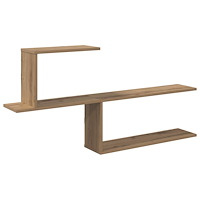 vidaXL Vägg hylla Artisan-ek 122 x 18 x 60 cm Konstruerat trä