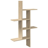 vidaXL Vägg hylla Sonoma-ek 61 x 15 x 102 cm Konstruerat trä