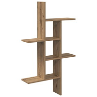 vidaXL Vägg hylla Artisan-ek 61 x 15 x 102 cm Konstruerat trä