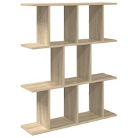 vidaXL Vägg hylla Sonoma-ek 80 x 20 x 96 cm Konstruerat trä