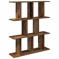 vidaXL Vägg hylla Gammalt trä 80 x 20 x 96 cm Konstruerat trä