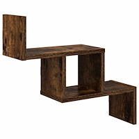 vidaXL Vägg hylla Rökt ek 48 x 15 x 42 cm Konstruerat trä