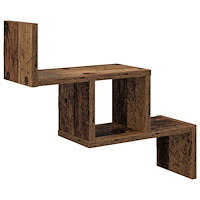vidaXL Vägg hylla Gammalt trä 48 x 15 x 42 cm Konstruerat trä