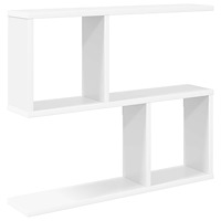 vidaXL Vägg hylla Vit 60 x 12 x 50,5 cm Konstruerat trä
