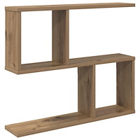 vidaXL Vägg hylla Artisan-ek 60 x 12 x 50,5 cm Konstruerat trä