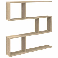 vidaXL Vägg hylla Sonoma-ek 80 x 12 x 79,5 cm Konstruerat trä