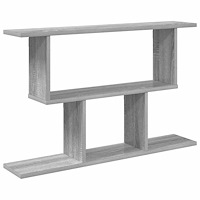 vidaXL Vägg hylla Grå Sonoma 80 x 15 x 50,5 cm Konstruerat trä