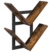 vidaXL Väggflytande Hylla Rökt ek 43 x 15 x 47 cm Konstruerat trä