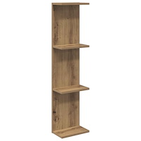 vidaXL Vägg hylla Artisan-ek 25 x 15 x 100 cm Konstruerat trä