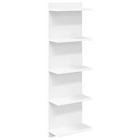 vidaXL Vägg hylla Vit 30 x 15 x 100 cm Konstruerat trä