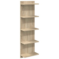 vidaXL Vägg hylla Sonoma-ek 30 x 15 x 100 cm Konstruerat trä