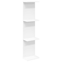 vidaXL Vägg hylla Vit 22 x 15 x 100 cm Konstruerat trä