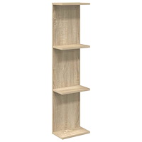 vidaXL Vägg hylla Sonoma-ek 22 x 15 x 100 cm Konstruerat trä