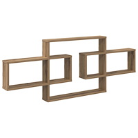 vidaXL Vägg hylla Artisan-ek 130 x 10 x 50 cm Konstruerat trä