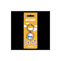 Pawprint Family Moomintroll Happy Keyring