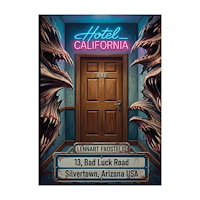 Lennart Frostelid Hotel California (bok, storpocket)