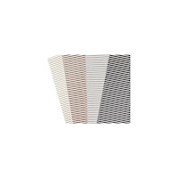 Usorteret Dubbelzijdigt randigt kartongpapper 300 g 24x34 cm 4 ark MIX