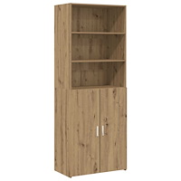 vidaXL Skåp Artisan-ek 70 x 42,5 x 185 cm Konstruerat trä