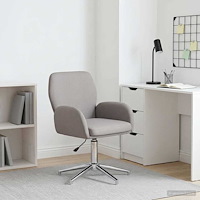 vidaXL Svanstol 54 x 58 x 90 cm Taupe Tyg
