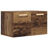 vidaXL Väggskåp Gammalt trä 60 x 36,5 x 35 cm Konstruerat trä